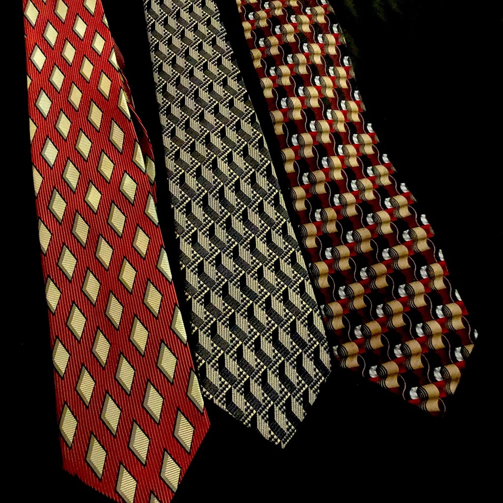 Extra Long 100% Silk Ties ready for work or your next conference